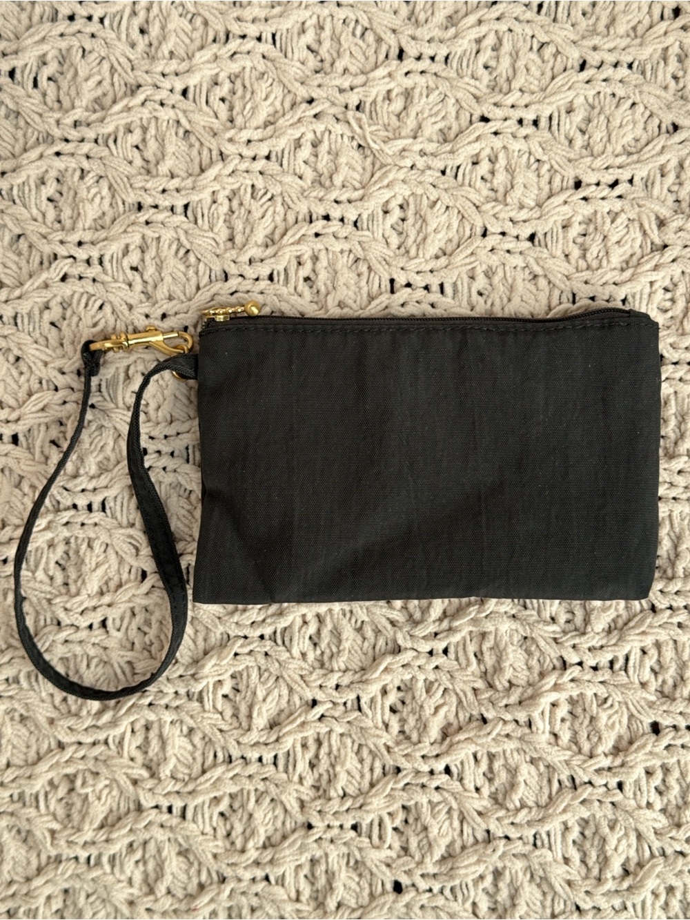 BAGGALLINI Dark Olive Green Wristlet Zip Pouch